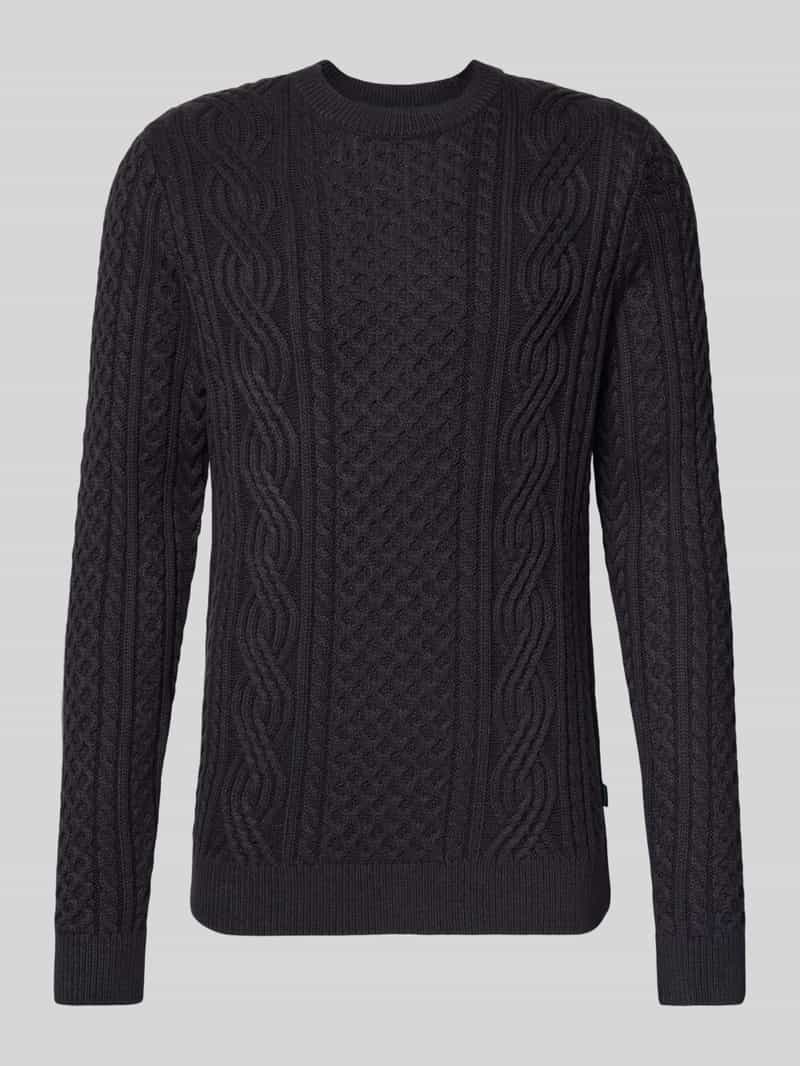 Jack & Jones Premium Gebreide pullover met ribboorden model 'BLUSEAN'