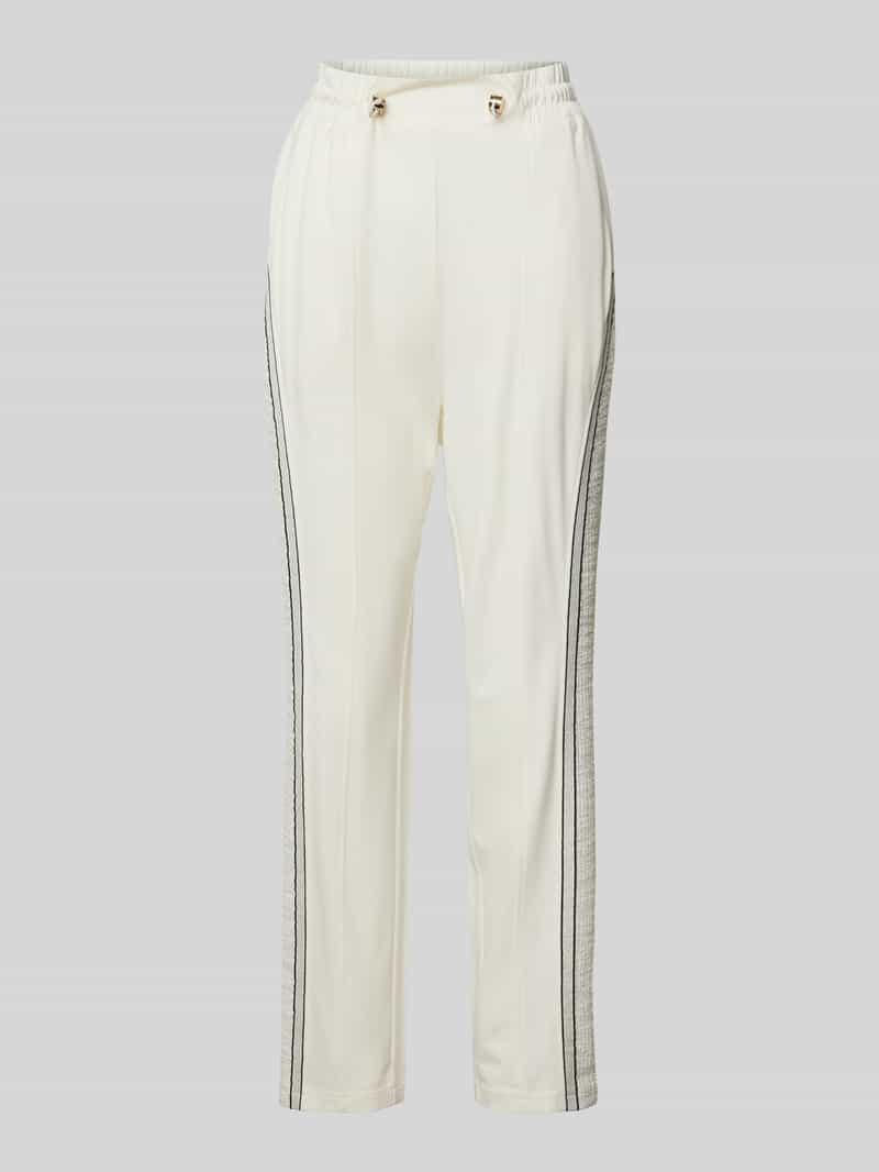 LIU JO SPORT Regular fit sweatpants met galonstrepen