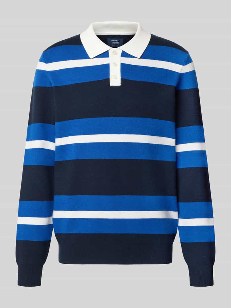 Regular fit poloshirt van viscosemix