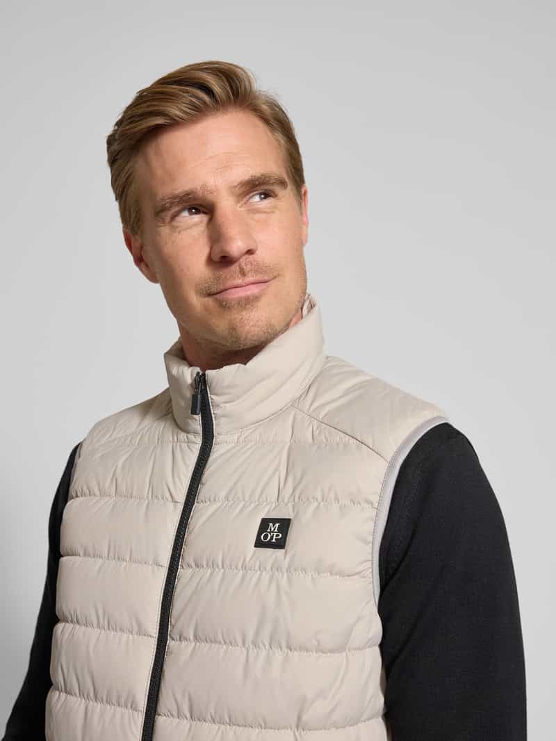 Marc O'Polo Regular fit bodywarmer van waterafstotend materiaal