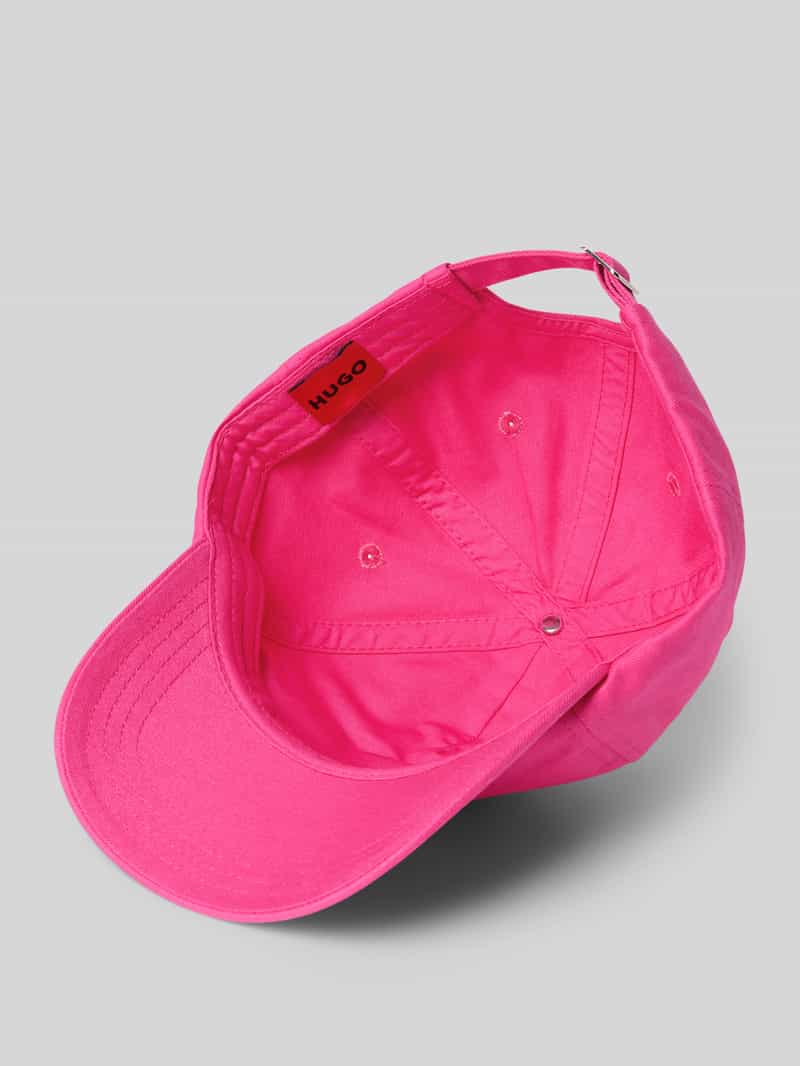 HUGO Baseballpet met logostitching model 'Cara'