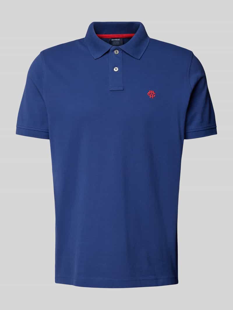MCNEAL Regular fit poloshirt met labelstitching