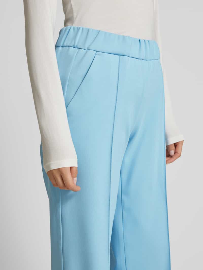 BRAX Wide leg stoffen broek met vaste persplooien model 'Style.Maine'