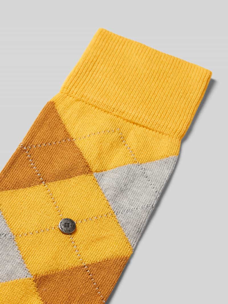 Burlington Sokken met labelapplicatie model 'MANCHESTER'