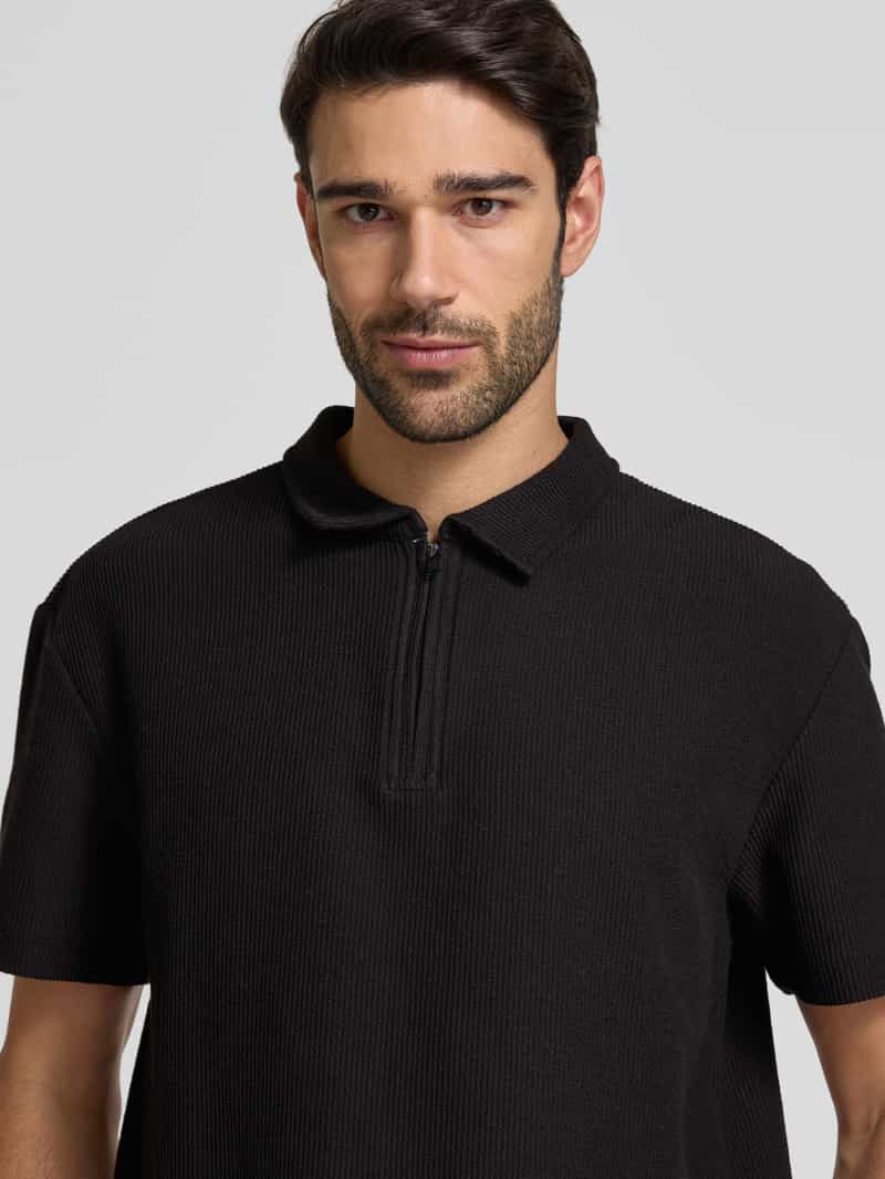MCNEAL Regular fit poloshirt met ritssluiting