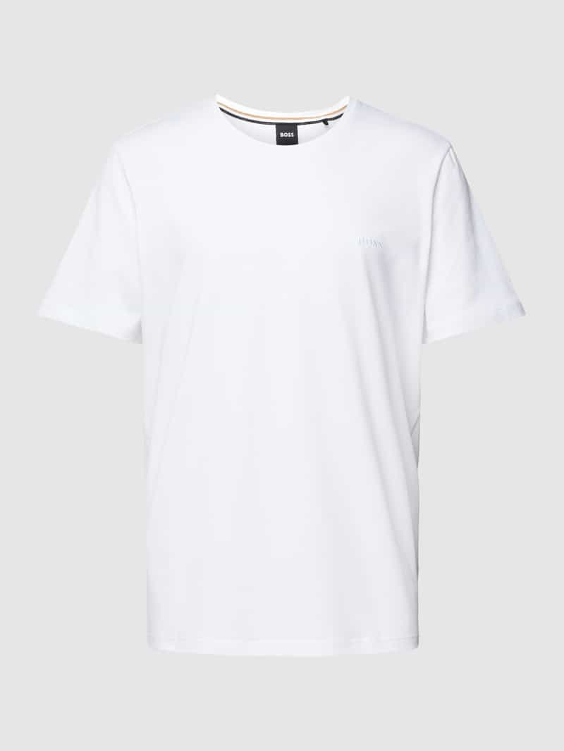 Boss T-shirt met labelstitching