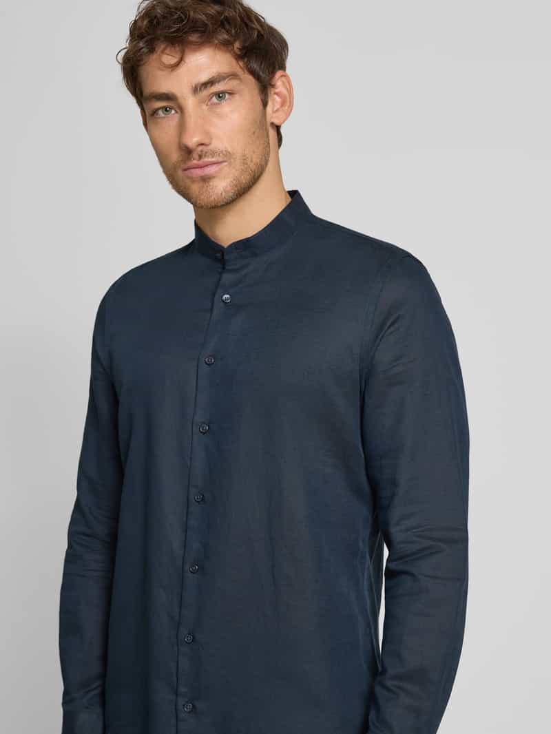 Jake*s Slim fit zakelijk overhemd met knoopsluiting