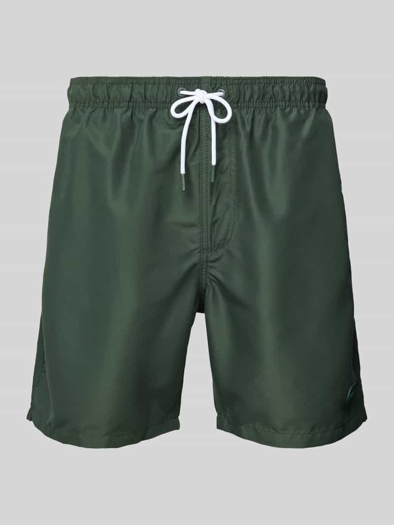 Shiwi Regular fit zwembroek met labelpatch model 'Mike'