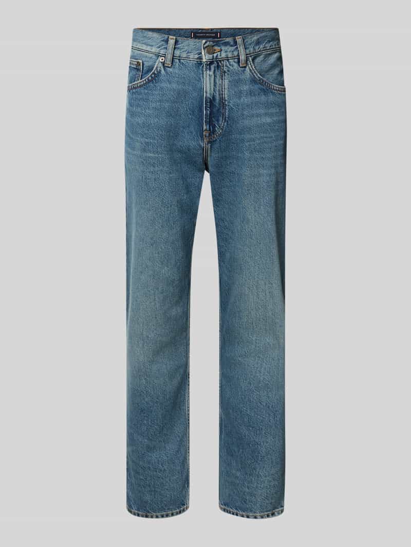 Tommy Hilfiger Relaxed tapered fit jeans van een mix van katoen en lyocell