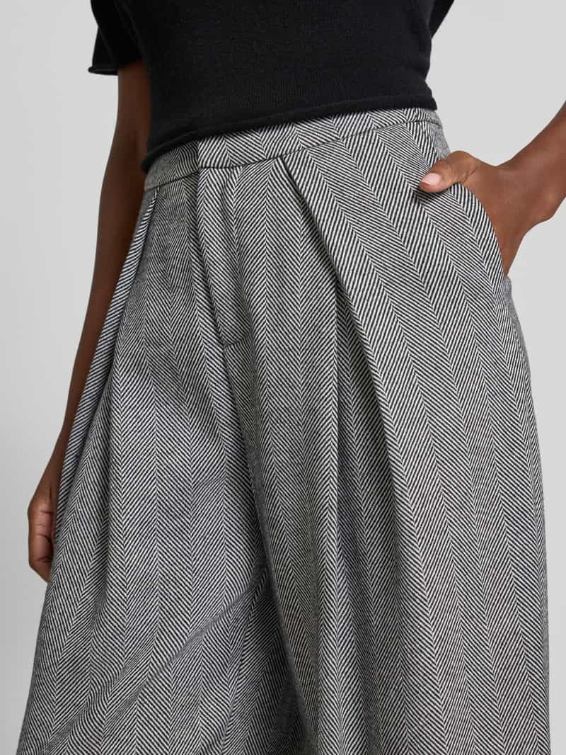 LOLLYS LAUNDRY Broek met wijde pijpen model 'Zola'