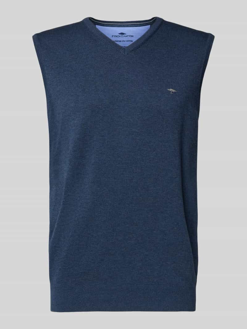 FYNCH-HATTON Spencer met logodetail model 'Slipover Superfine'