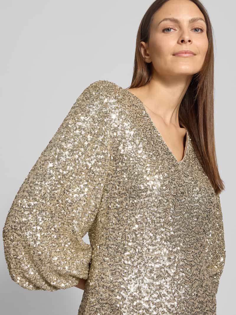 s.Oliver BLACK LABEL Getailleerde cocktailjurk met pailletten