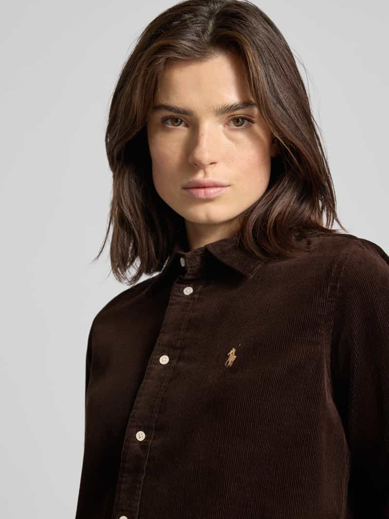 Polo Ralph Lauren Overhemdblouse met labelstitching