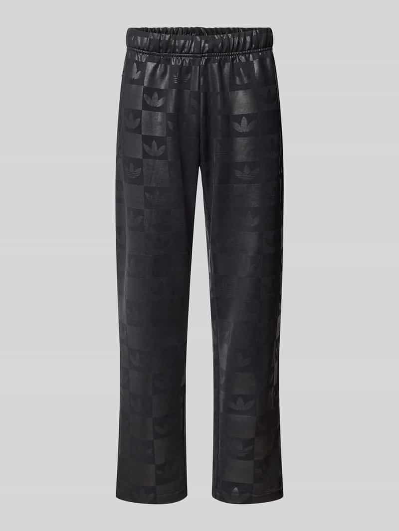 adidas Originals Regular fit sweatpants met all-over logoprint model 'Reg'