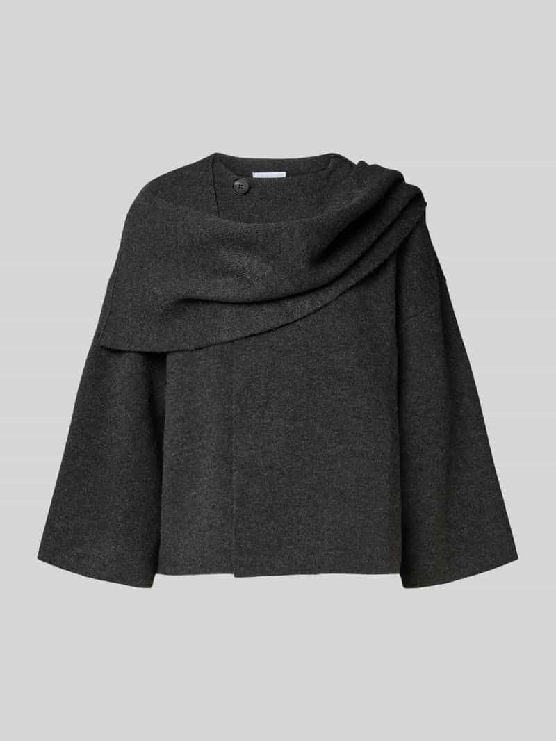 Jake*s Collection Loose fit gebreid jack met wol