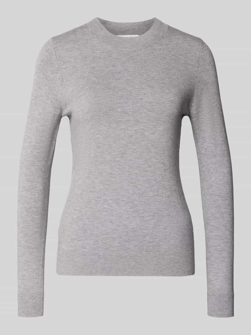 Christian Berg Woman Gebreide pullover van viscosemix met ronde hals