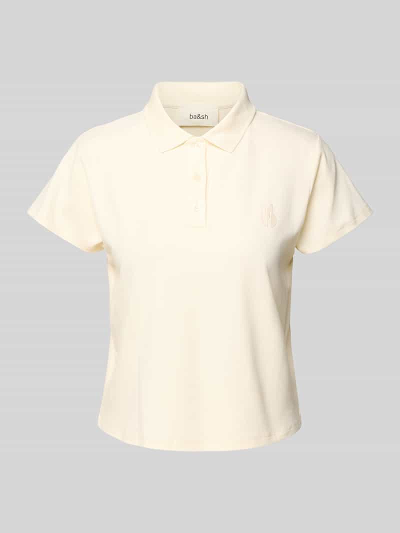 Poloshirt met korte knoopsluiting