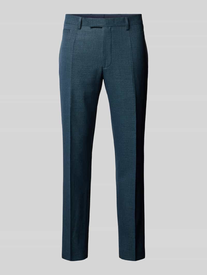 Strellson Slim fit pantalon met persplooien model 'Kynd3'