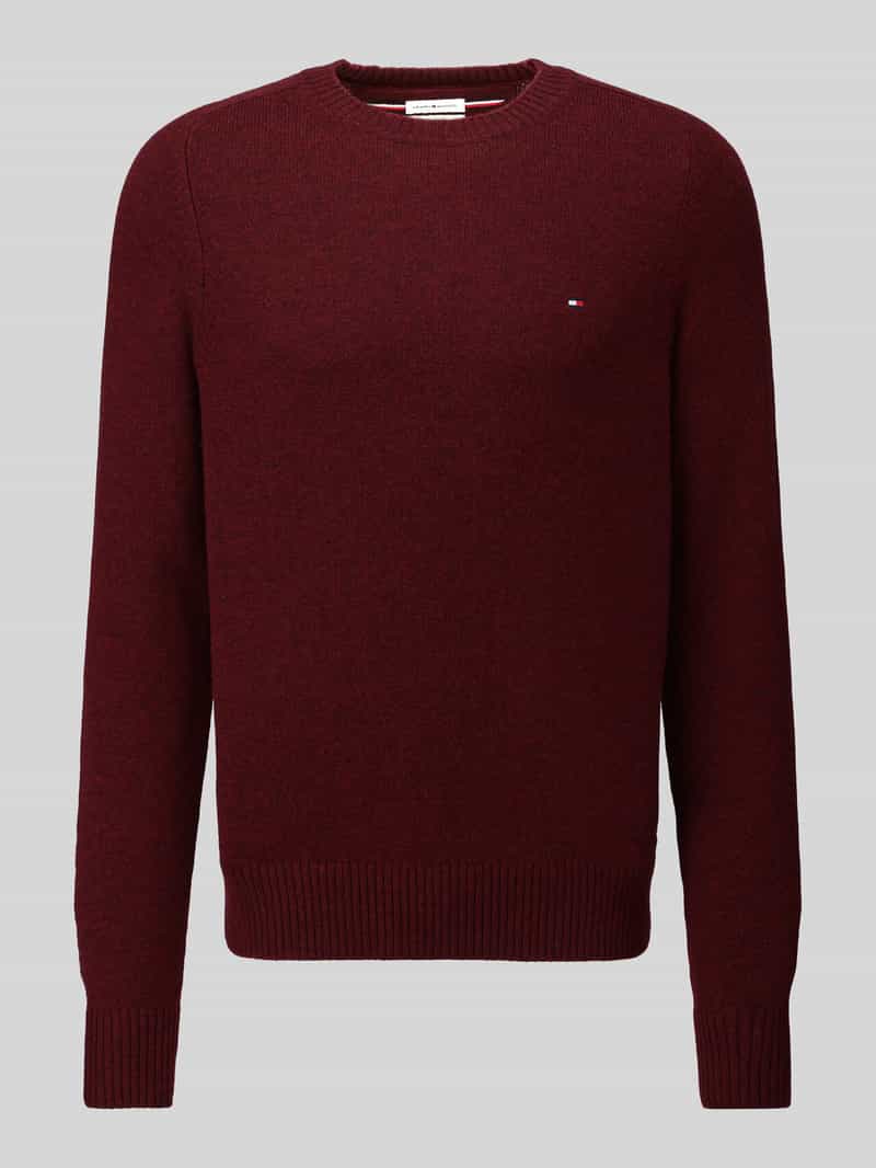 Regular fit pullover van lamswolmix
