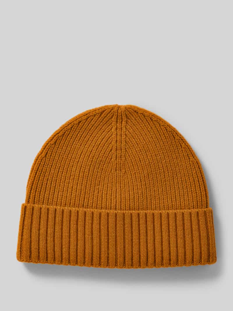 Beanie van een mix van wol en kasjmier