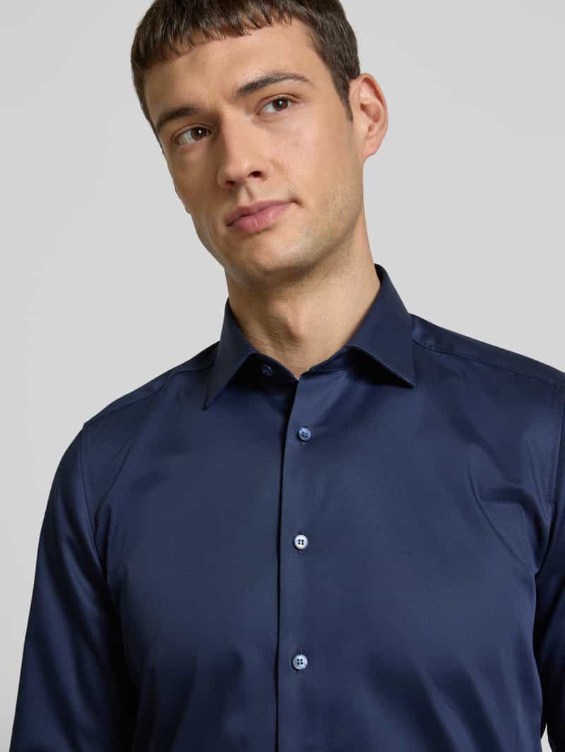 OLYMP Level Five Slim fit zakelijk overhemd met kentkraag