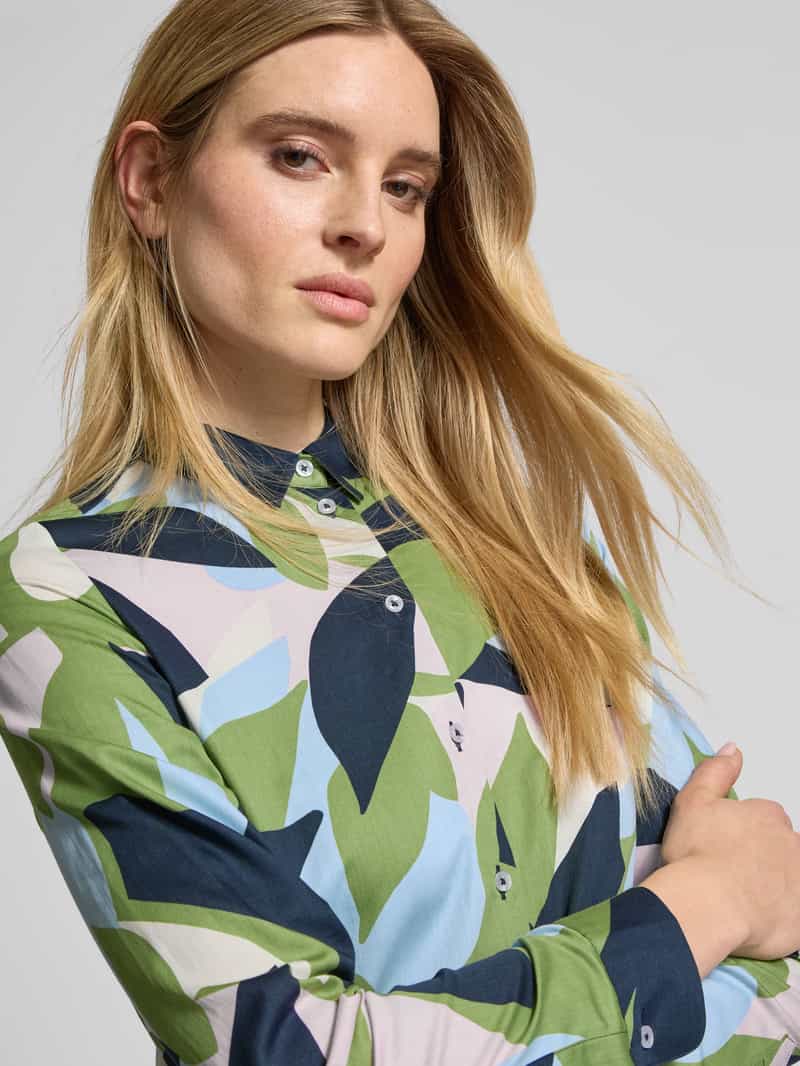 Eterna Overhemdblouse met knoopsluiting