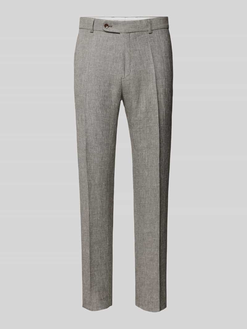 carl gross Slim fit pantalon met persplooien