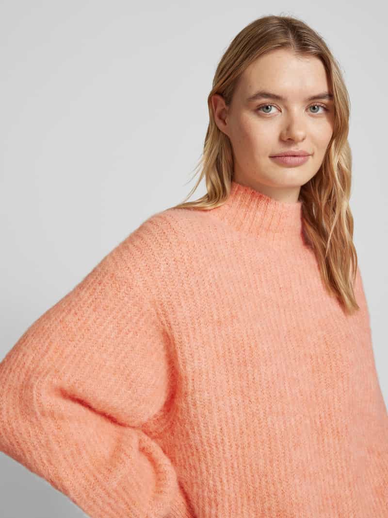 American vintage Gebreide pullover met opstaande kraag