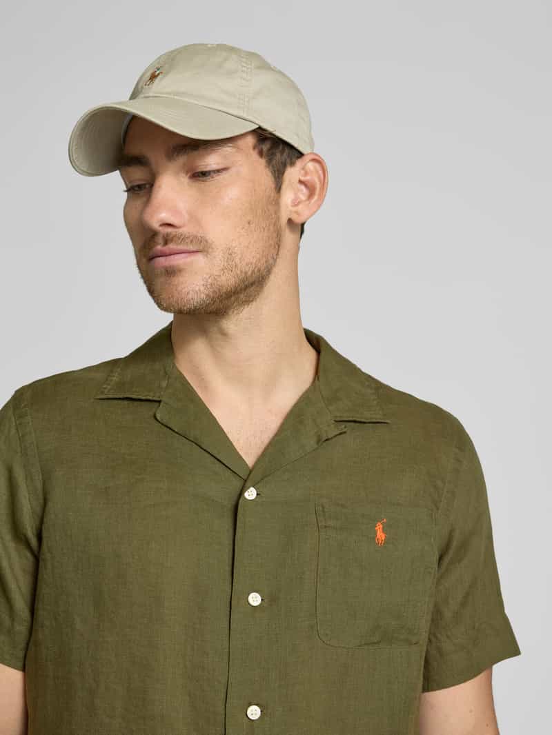 Polo Ralph Lauren Custom fit linnen overhemd met resortkraag