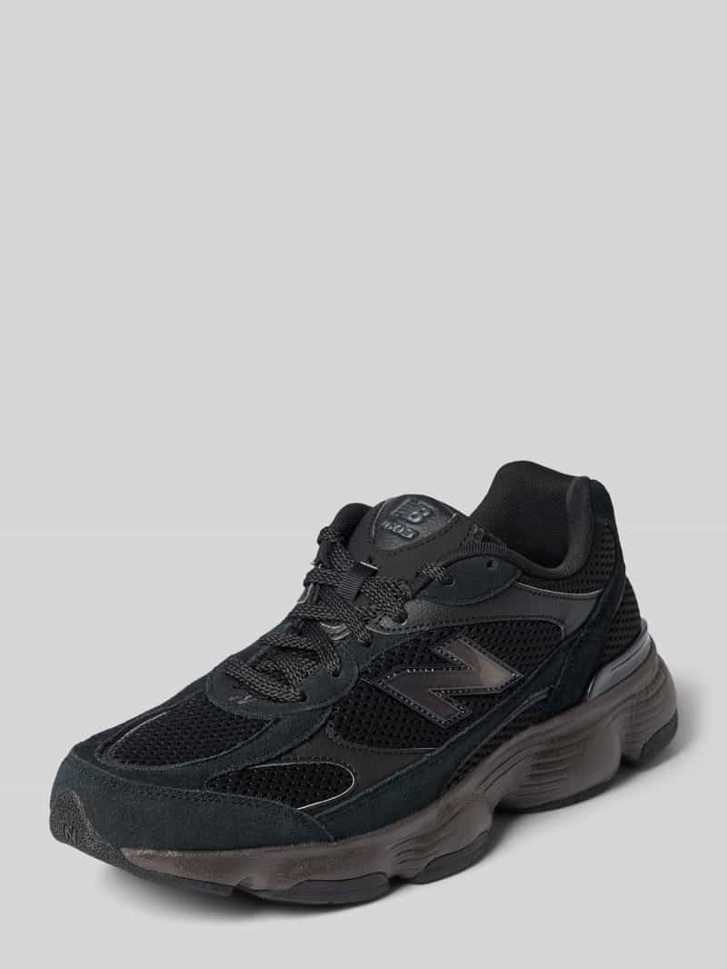 Sneakers van leermix