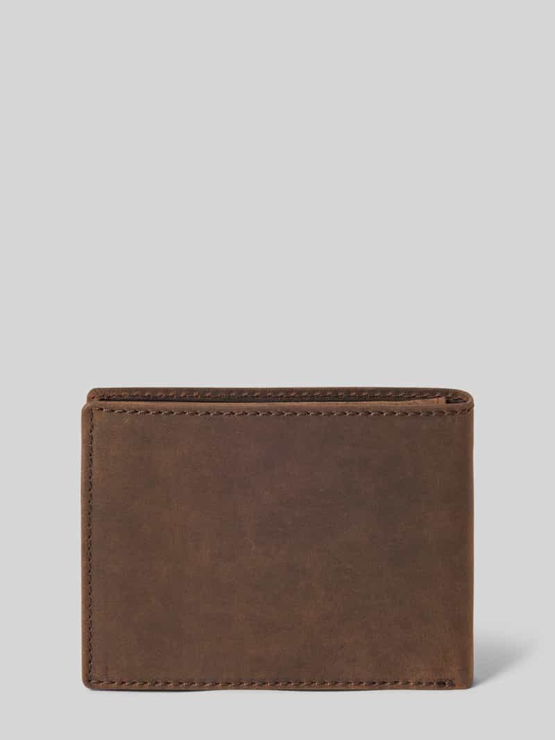 Bugatti Portemonnee met labeldetail model 'Luca'