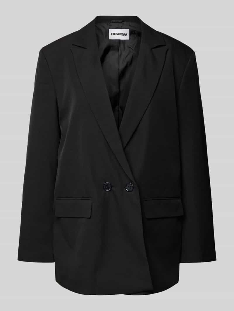 Review Blazer met klepzakken