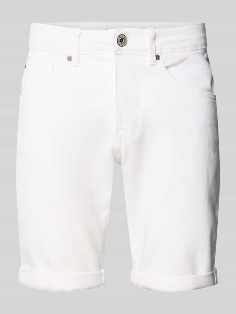 Petrol Korte slim fit jeans in 5-pocketmodel model 'JACKSON'