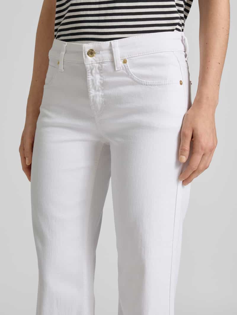 CAMBIO Straight leg jeans met verkort model 'TESS'