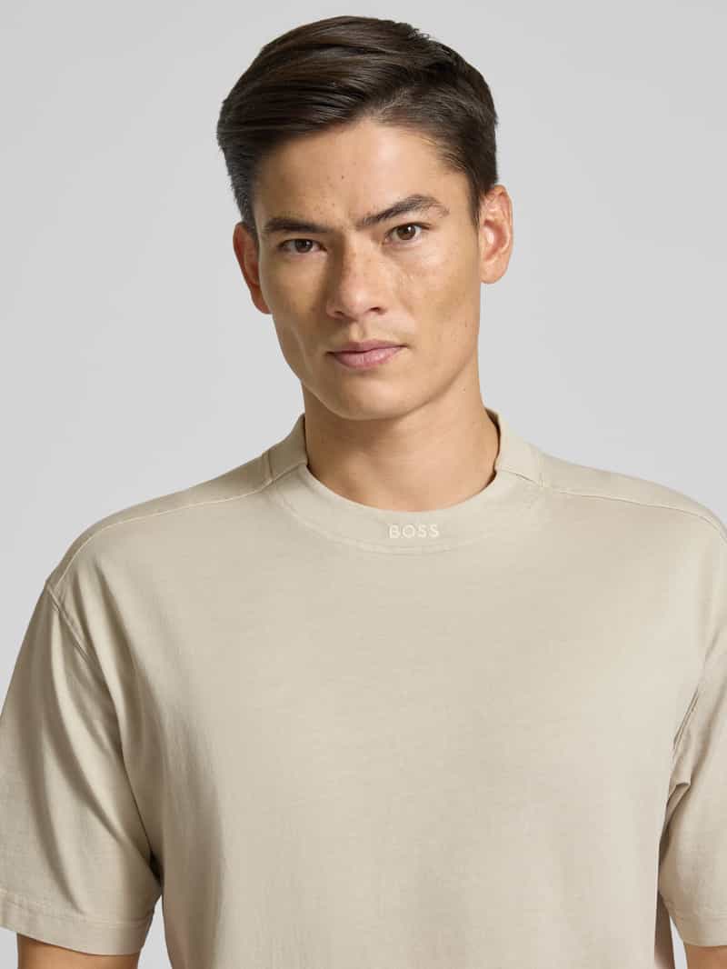 Boss Orange Comfort fit T-shirt van puur katoen