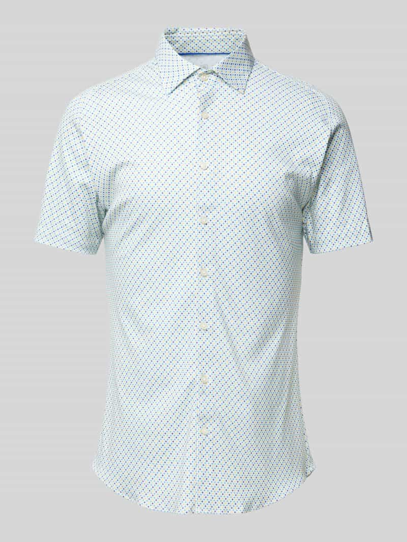 Desoto Slim fit vrijetijdsoverhemd met kentkraag