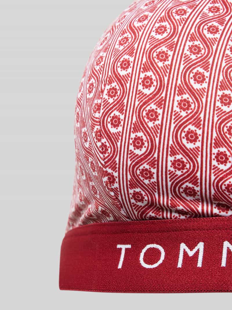Tommy Hilfiger Bikinitop met labelstitching op de onderbusteband