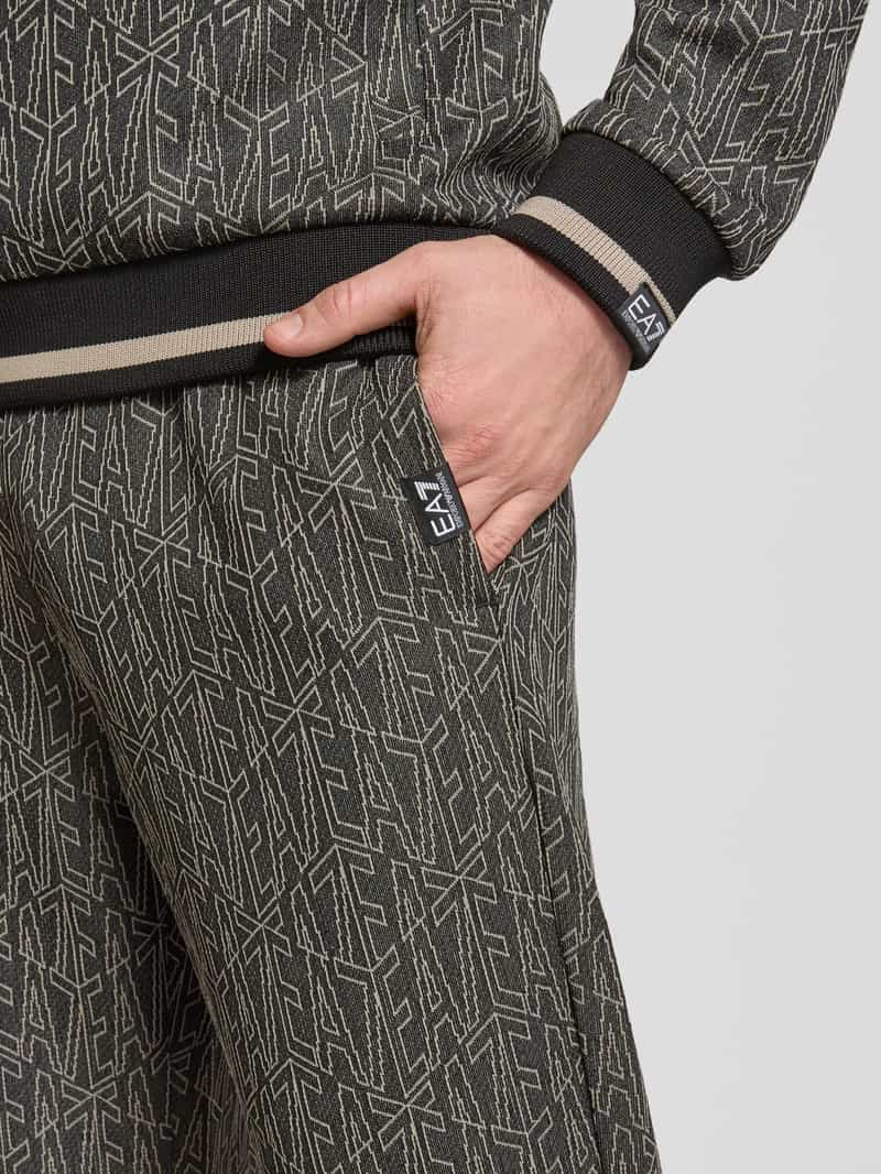 EA7 Emporio Armani Sweatbroek met elastische band