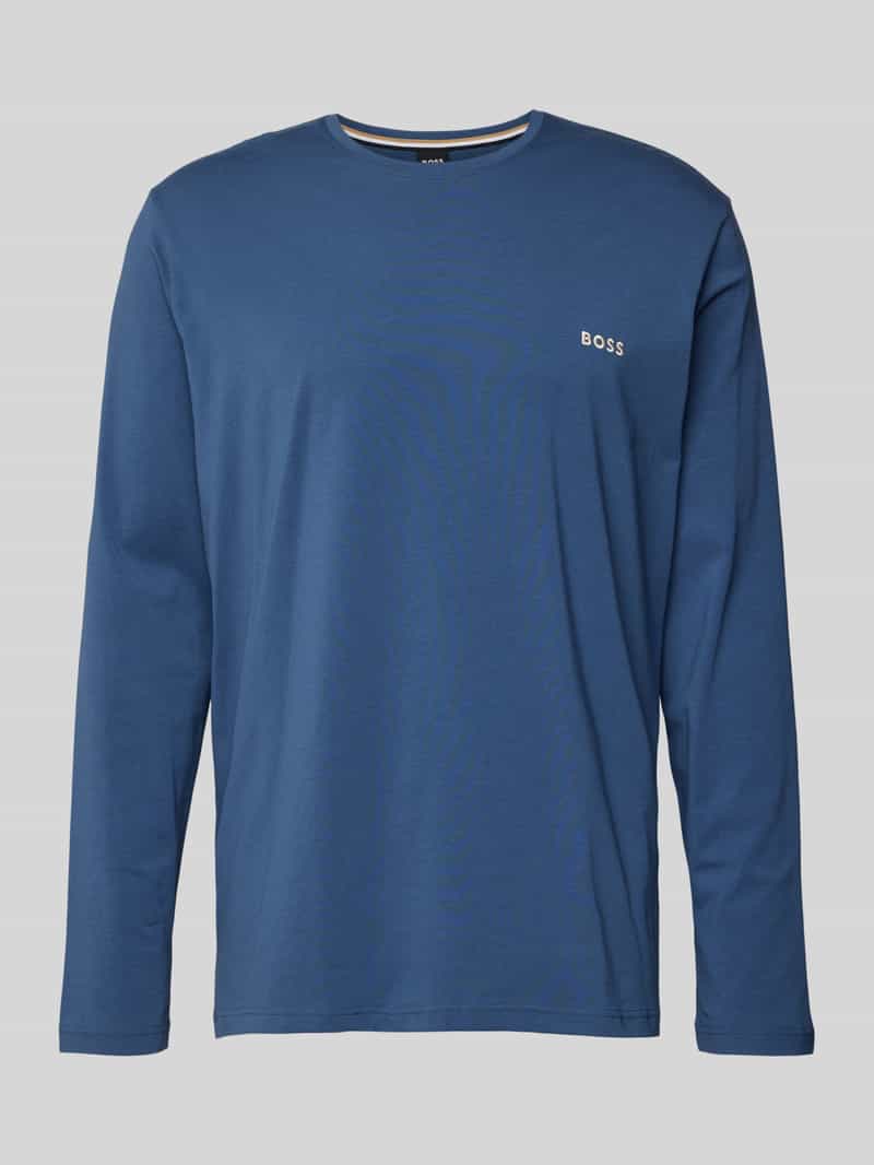 Boss Shirt met lange mouwen en labelstitching