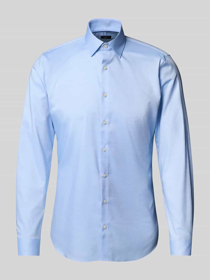 Olymp Super slim fit zakelijk overhemd met kentkraag
