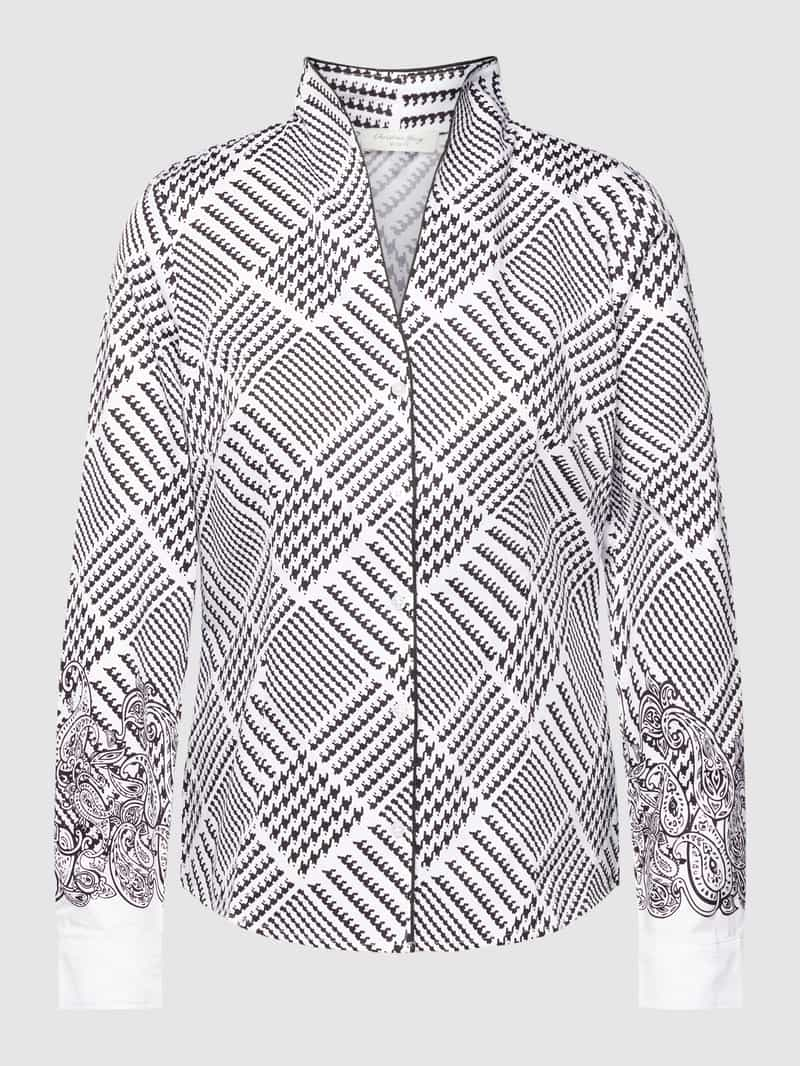 Christian Berg Woman Blouse met all-over motief