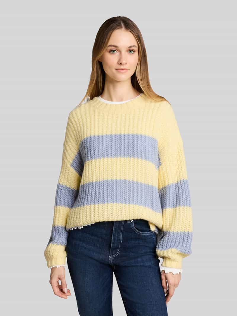 Tom Tailor Denim pullover in relaxed fit van wolmix