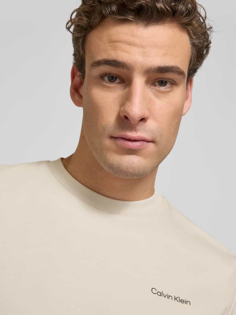 CK Calvin Klein T-shirt met labelprint