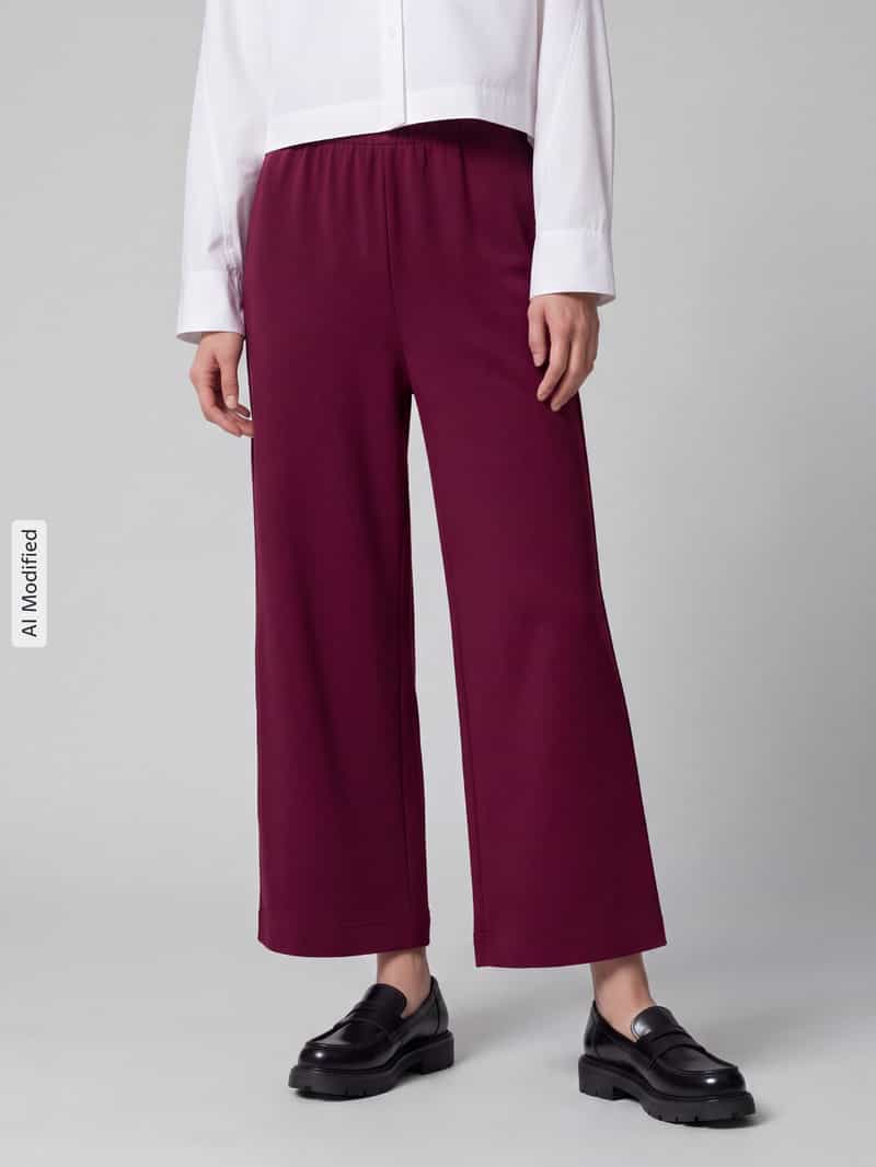 Tom Tailor Loose fit sweatpants met viscose