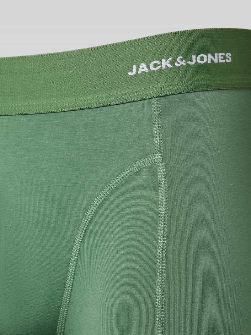 jack & jones Boxershort met elastische band met label in een set van 3 stuks model 'AXEL'
