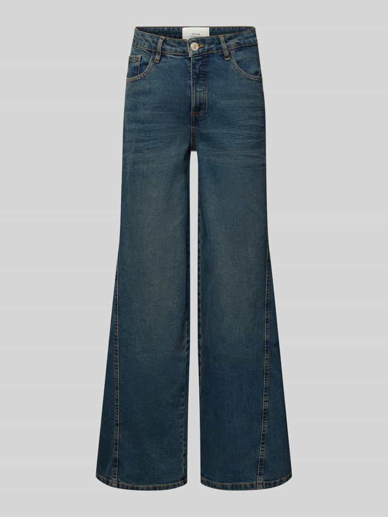 Opus Wide leg jeans met steekzakken model 'Miva soul'