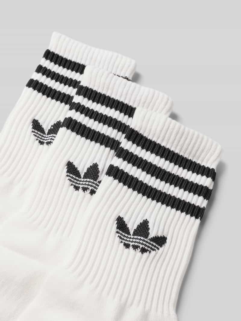 adidas Originals Sokken met labelprint in een set van 3 paar