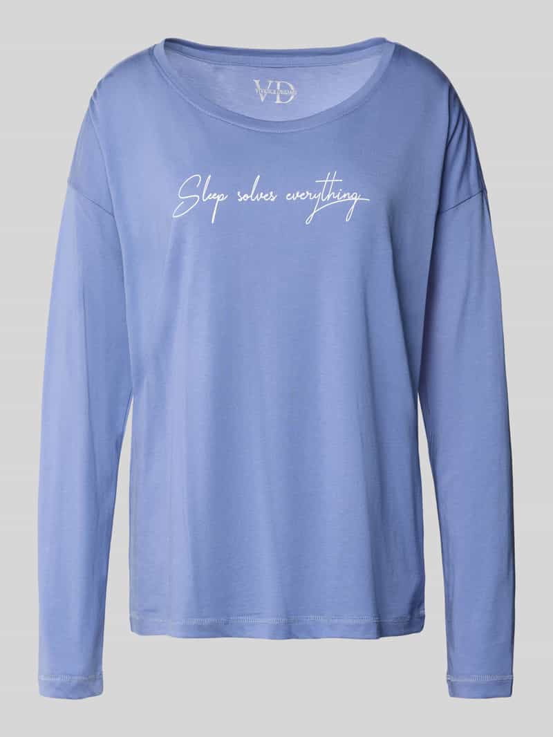 Lascana Shirt met lange mouwen en statementprint