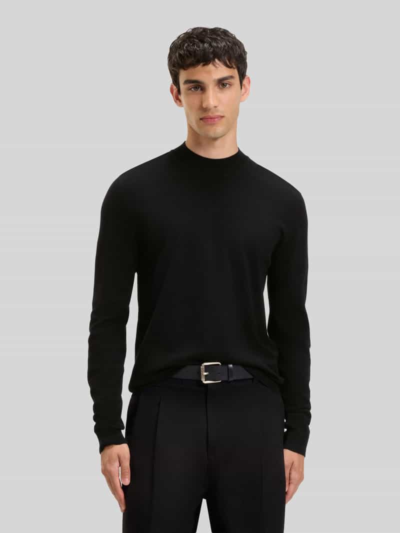 HUGO Regular fit pullover van viscosemix model 'San Marc-CV'