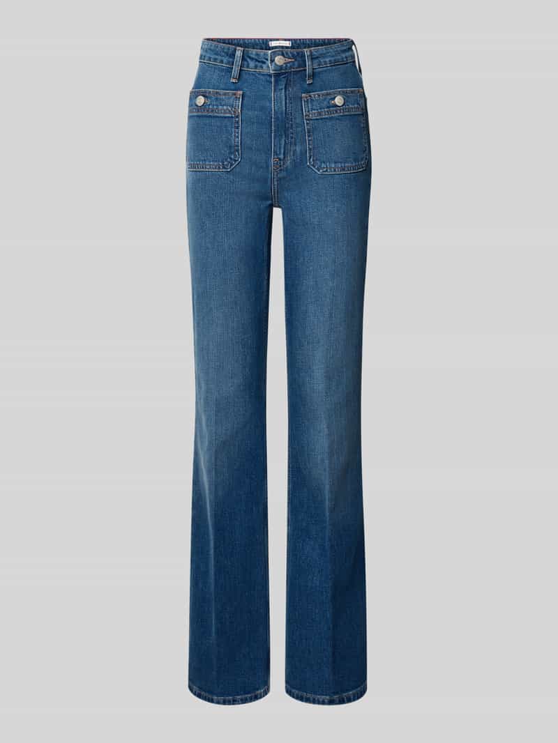 Tommy Hilfiger Bootcut jeans van katoenmix